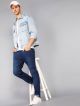 METRONAUT  Men Slim Mid Rise Blue Jeans