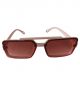 Pink dual shade Rectangular Sunglasses for women