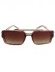 Rectangular Brown color dual shade Sunglasses 