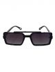 Rectangular dual shade Sunglasses with white frame
