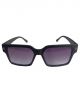 Black color square shape dual shade sunglasses 