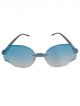 Rim less, Blue Colour with Golden Nose pad fancy sunglasses