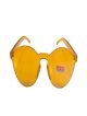 Rim less, Yellow colour UV protection sunglasses 