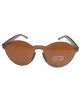 Rim less Fancy brown color sunglasses with UV protection