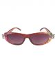 Purple shade Vintage sunglasses with multicoloured frame