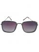 Rectangular  Black Metallic frame, Black color dual shade sunglasses