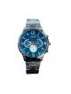 Stainless steel chain watch with Blue dial, for men
