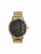 HMT golden color chain watch with Black color Dial, for men