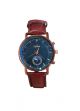 Brown strap with Black color dial case analog  wrist watch for men