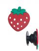 Silicone strawberry fruit mobile grip holder