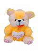 Cute soft plush teddy bear yellow