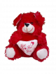Cute soft plush teddy bear red  
