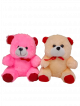 set of 2 cute soft teddy bears Pink and beige