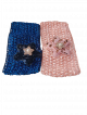 Elastic headbands for Girls/Babies pack of 2 (Blue and Peach color)