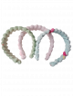 Fur style hairband pack of 3