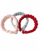 Fur style hairband pack of 3