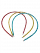 crystal beads hairband pack of 3