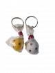 Ball shape keyring pack of 2