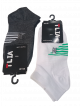 Ankle length Socks(Pack of 2)dark Grey and white