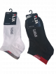 Ankle length Socks(Pack of 2)Black and white