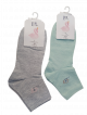 Ankle length Socks(Pack of 2)green and grey
