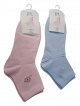 Ankle length Socks(Pack of 2)pink and blue