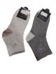 Ankle length Socks(Pack of 2)Dark grey and light grey