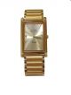 Golden color chain and Golden color dial case wrist watch for Men