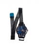 Stainless steel chain wrist watch for women with magnet lock