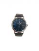 Black strap with Black dial wrist watch for men