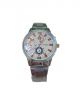 Silver color Stainless steel chain with White dial case wrist watch for Men