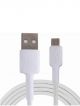 Micro usb data transmit and charging cable white 