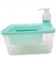 square soap dispenser with sponge