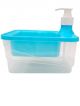 square soap dispenser with sponge