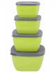 Plastic Grocery Container (Pack of 4)
