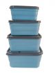 Plastic Grocery Container (Pack of 4)