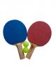 Kids Table Tennis Rackets Set (2 Rackets, 2 Balls)