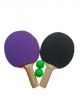 Kids Table Tennis Rackets Set (2 Rackets, 2 Balls)