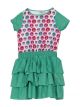 DISNEY BY GENES Minnie Girls Mini/Short Casual Dress  (Multicolor, Half Sleeve ,05-6 YEARS)