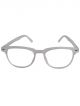 Transparent aviator eyewears with White color frame