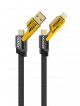 Swiss Military Quadro 4 in 1 universal cable  USB C To Lightning, USB C To USB C, USB A To Lightning, And USB A To USB C