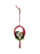 Artificial Hanging Birds with Hanging Nest Showpiece for Home Decoration Pack of 1 (Dark Pink)