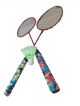 Badminton set with 1 shuttlecock for kids (Red)