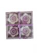Multicolored Flower shape candles ,Pack of 4  Floating candles