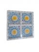 Flower shape candles ,Pack of 4  Floating candles Blue and Yellow color