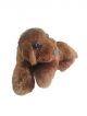 cute brown dog soft toy stuffed plush