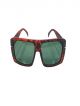 Rectangular dual color frame sunglasses for men