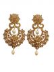 Golden color party wear earrings