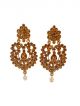 Golden color party wear earrings