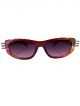 Purple shade Vintage sunglasses with multicoloured frame